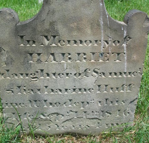 Harriet Huffine tombstone